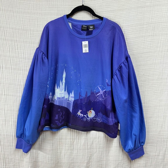 Her Universe Tops - NWT Disney Parks Cinderella Castle Top By Ashley Taylor for Her Universe Sz L